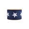 LaRibbons 2 1/2 Wired Ribbon | Blue w/ Large White Stars | 10 Yard Roll